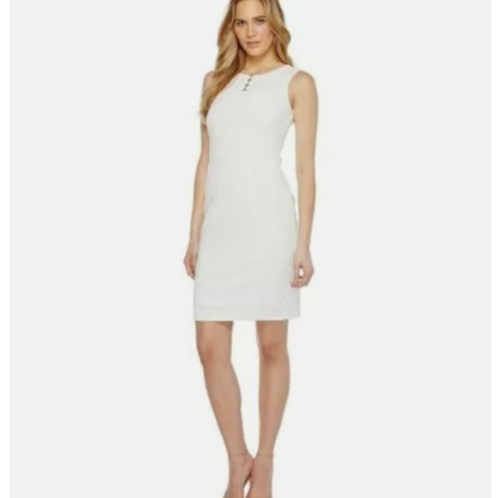 Ivanka Trump Dress | White Career Wear | Bridal Shower Dress